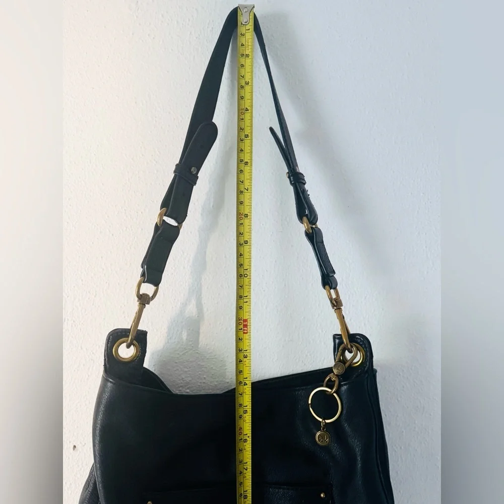 The Sak Zinnia Studded Black Leather Shoulder Bag/ Hobo/ Satchel/ Purse